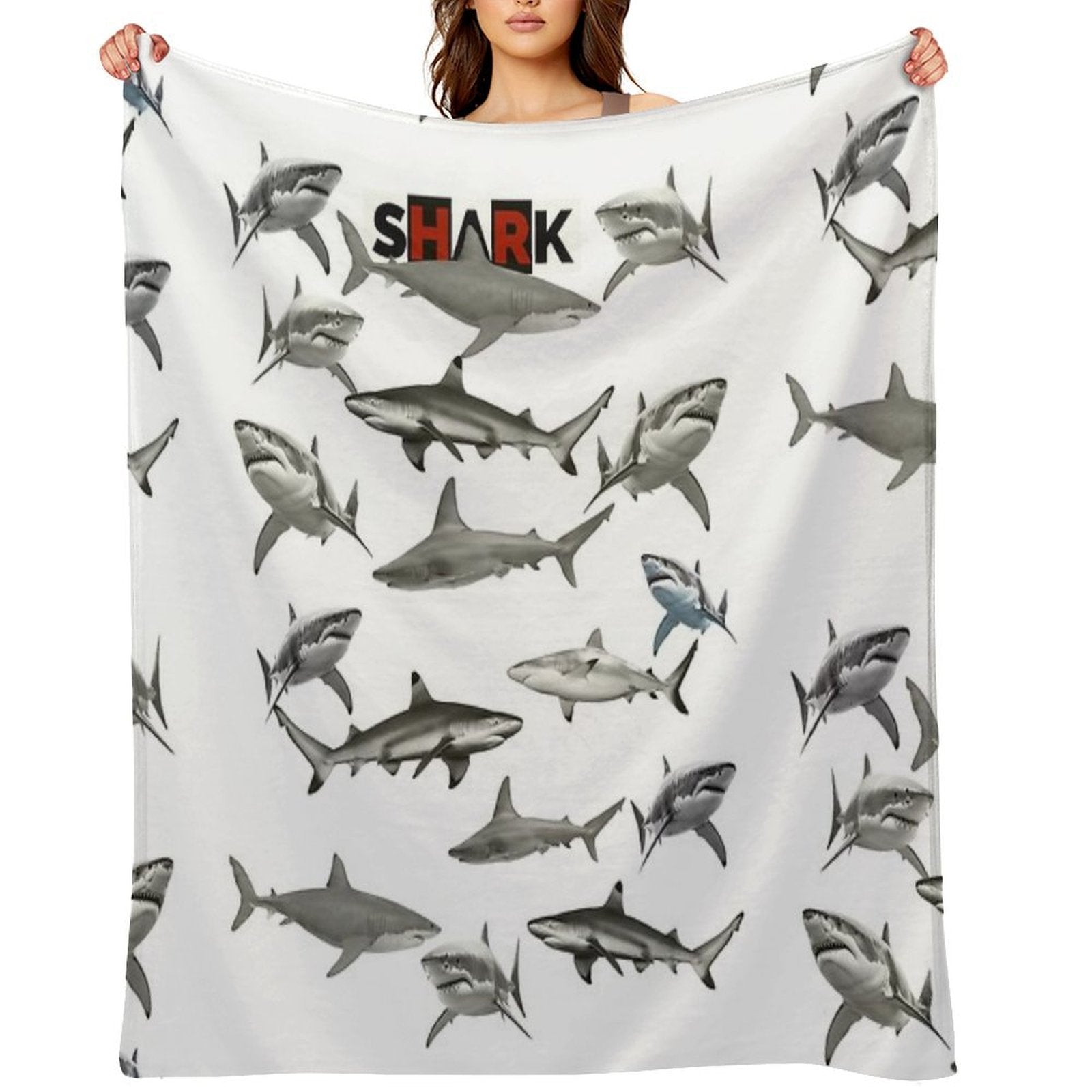Shark Eco-conscious Throw Blanket