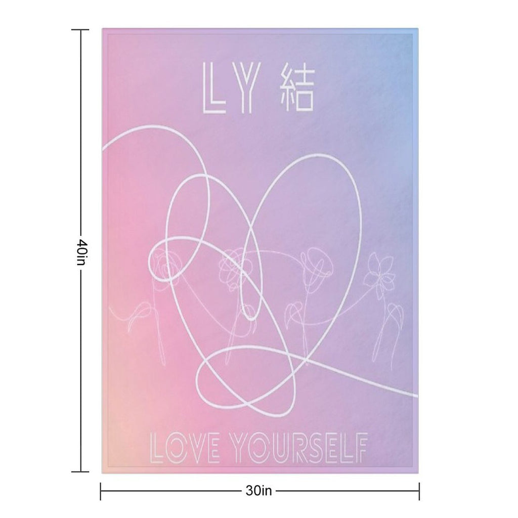 BTS LOVE YOURSELF Comfort Throw Blanket