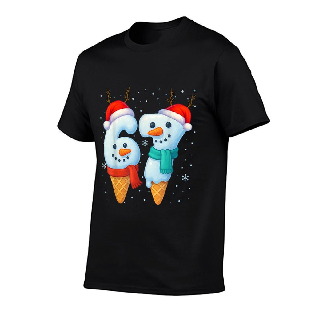 67 Meme Six Seven for Kids Women Men Boys Girls Christmas  Cotton T-Shirt