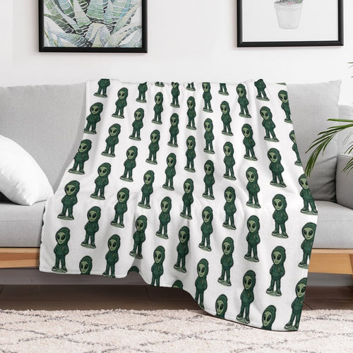 Alien Swag Lightweight Throw Blanket