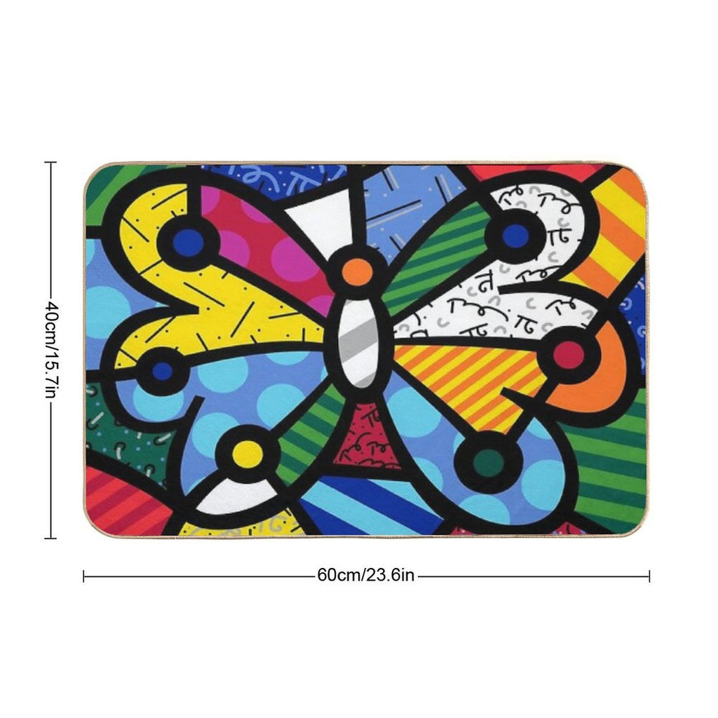Romero Britto  Pet-Safe Bath Mat