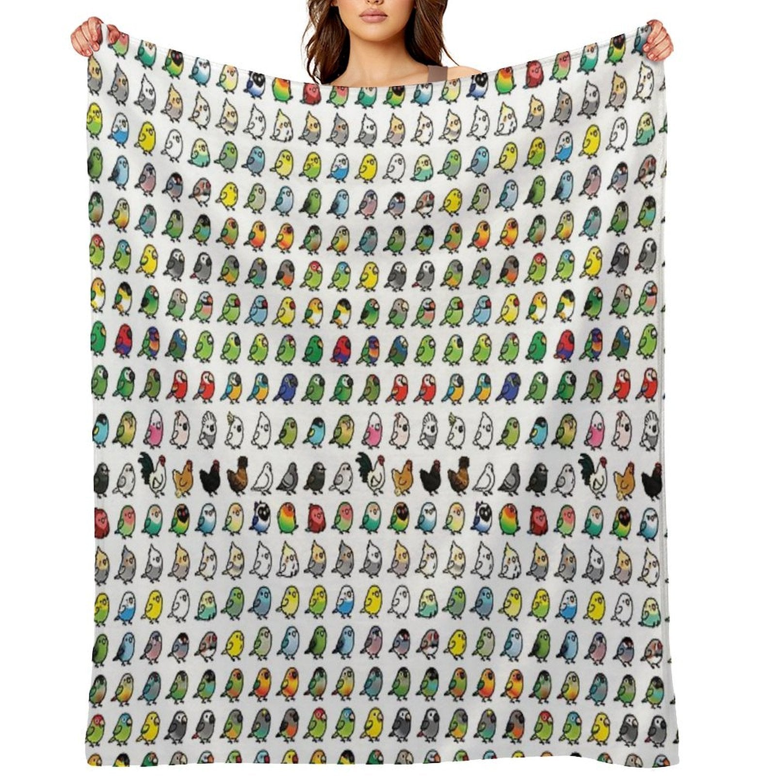 Everybirdy Collection Wrinkle-free Throw Blanket