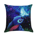 Stitch Butterfly Starry Sky Soft Shrink-Resistant Throw Pillow