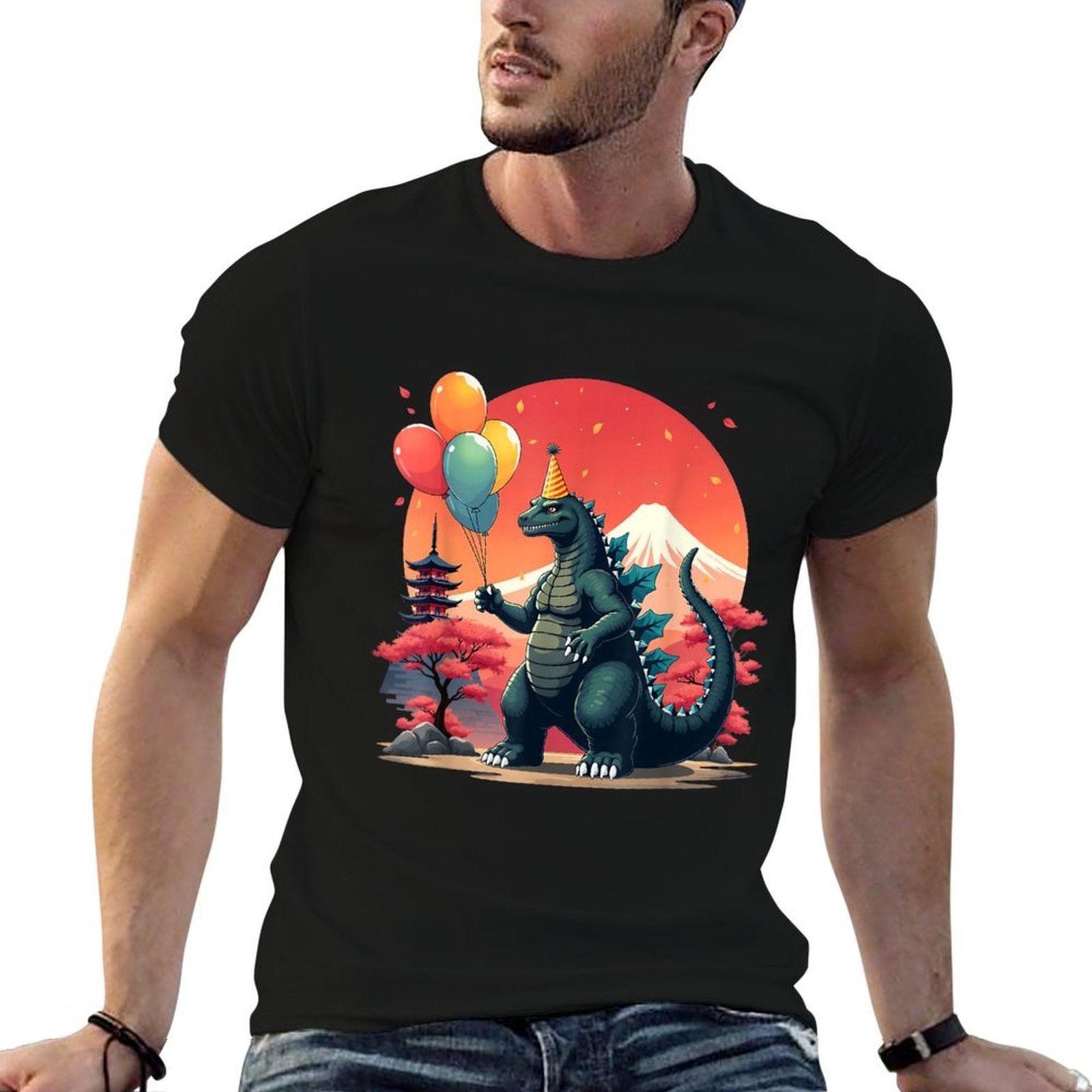 Kaiju Birthday Japan Monster Movie Bday Party  Affordable Price T-Shirt