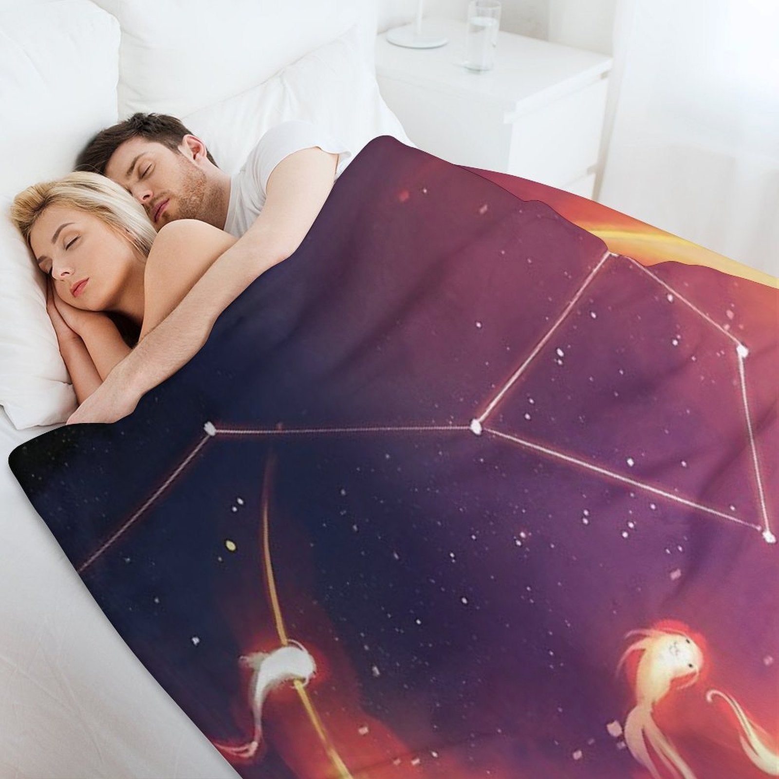 Sky Dancer Plush Throw Blanket