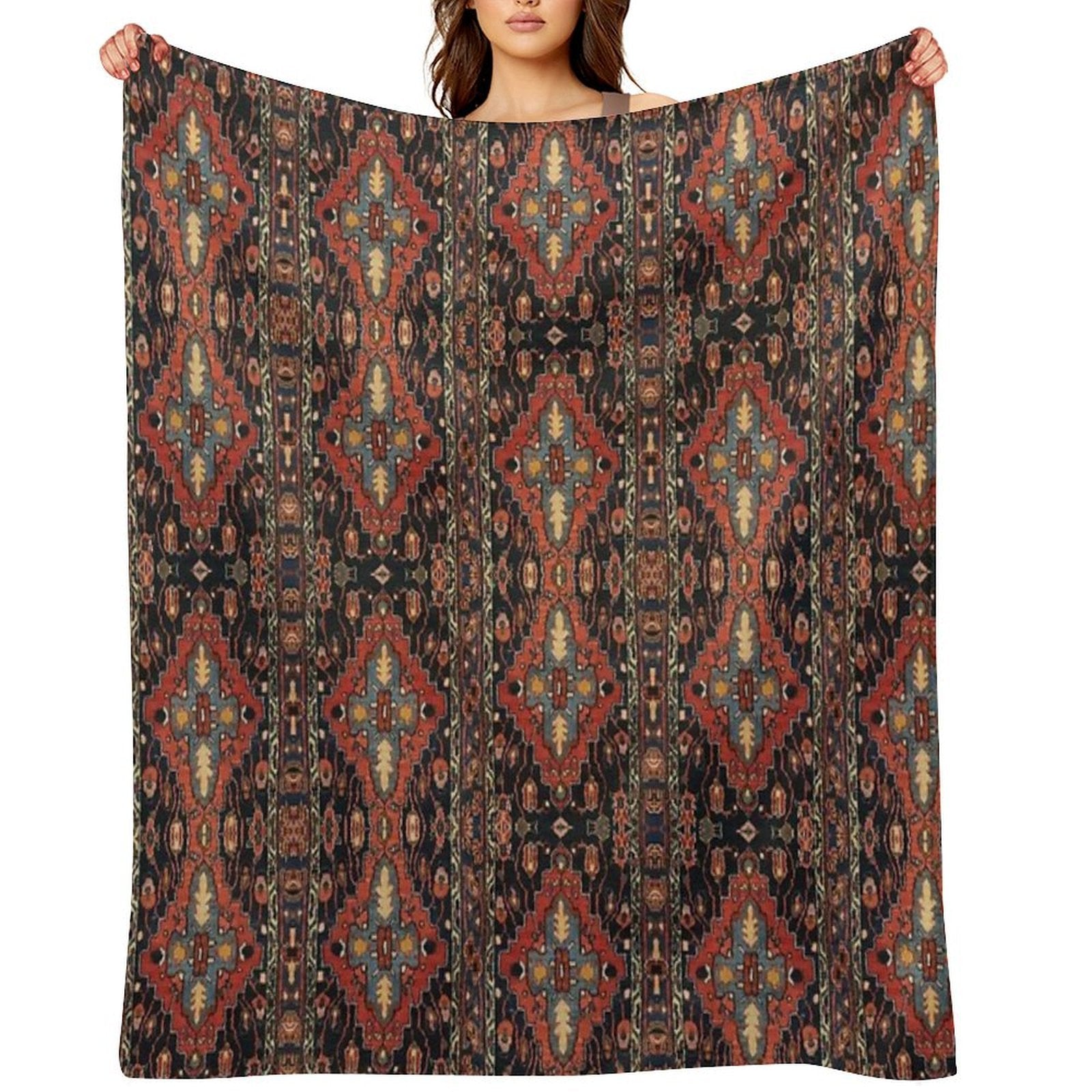 Twin Diamonds Machine-washable Throw Blanket
