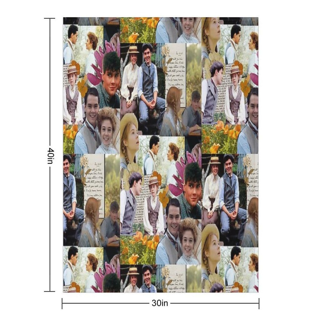 Anne of Green Gables Collage Comfort Throw Blanket
