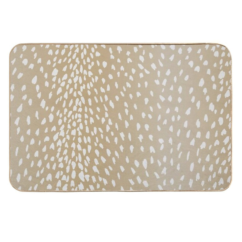 Light Antelope Fawn Print  Stain-Proof Bath Mat