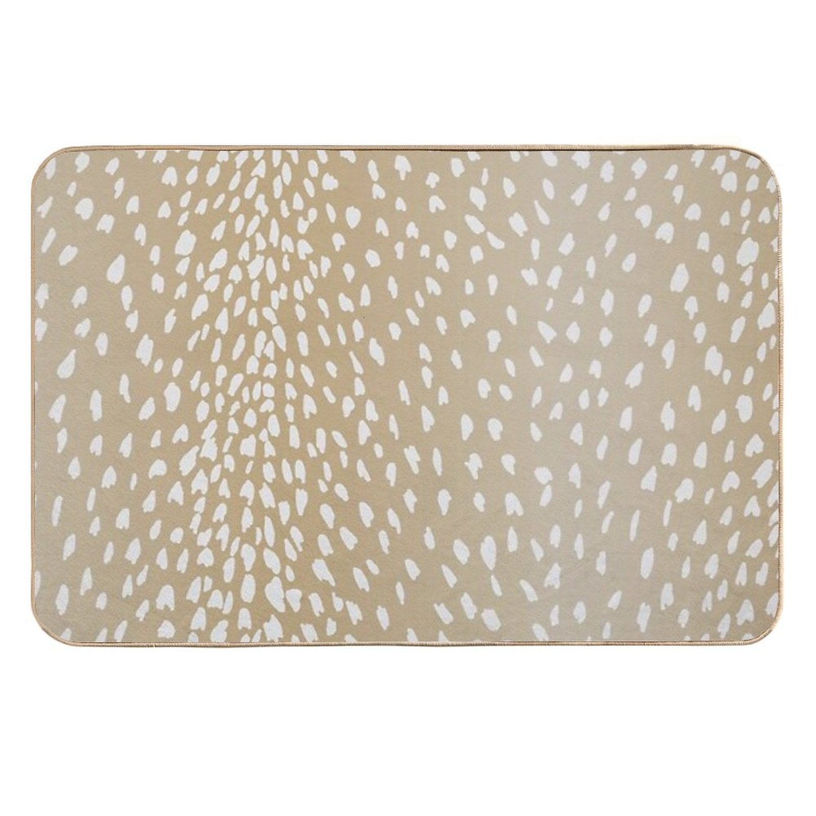 Light Antelope Fawn Print  Stain-Proof Bath Mat