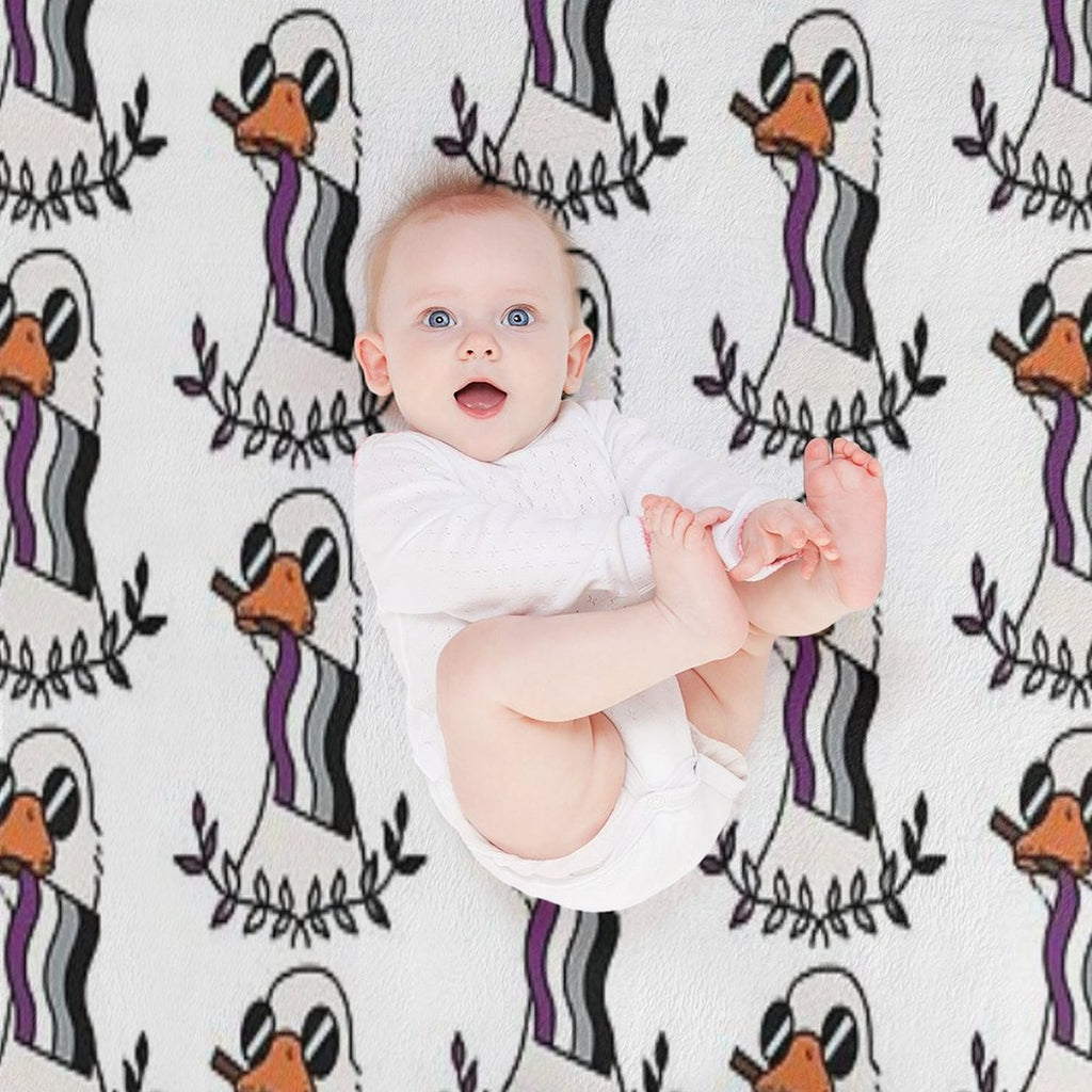 A Goose Wrinkle-free Throw Blanket