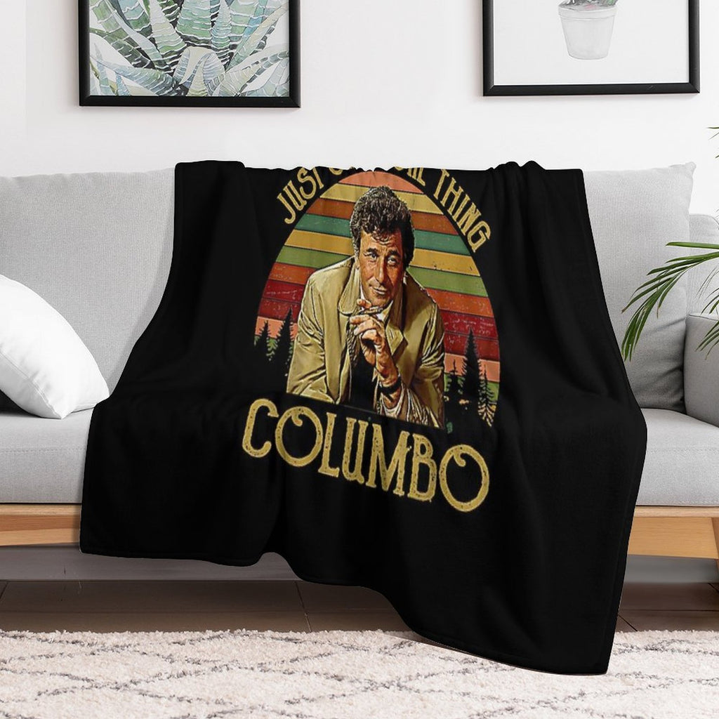 Just One More Thing Columbo Easy Care Throw Blanket