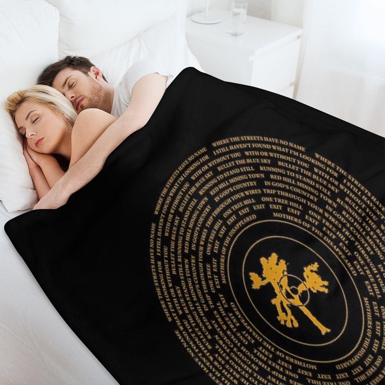 Joshua Tree Vinyl Machine-washable Throw Blanket