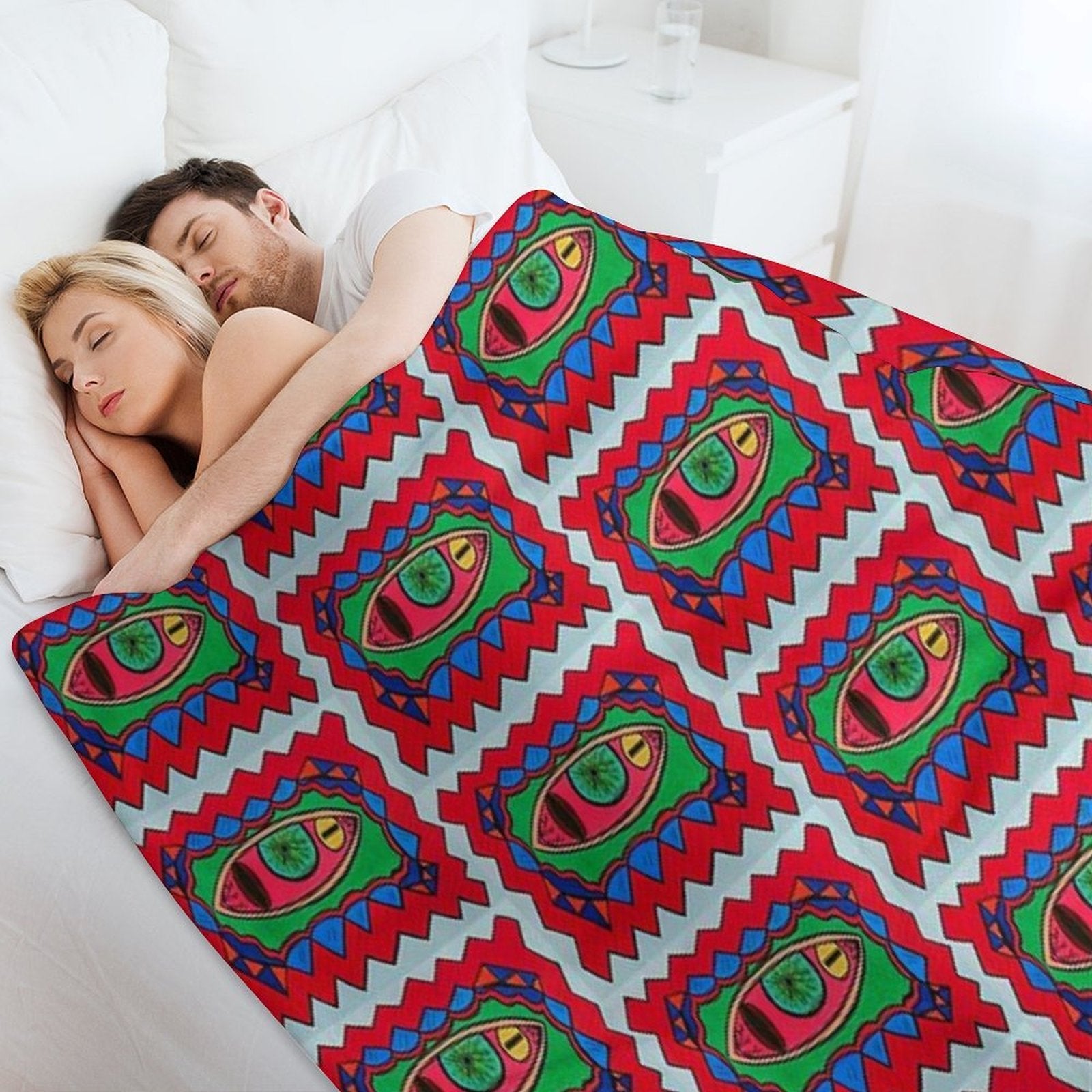 A Story of Looks Compact Throw Blanket
