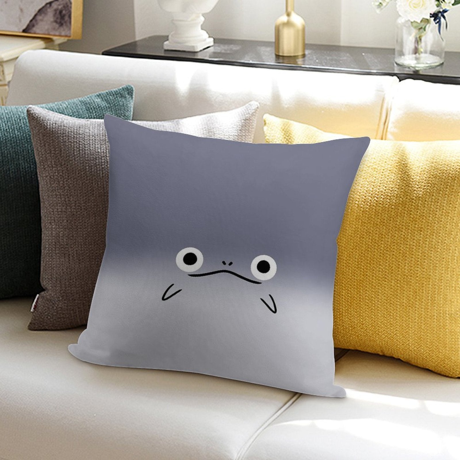 Namazu FFXIV Soft Short Plush Fabric Throw Pillow