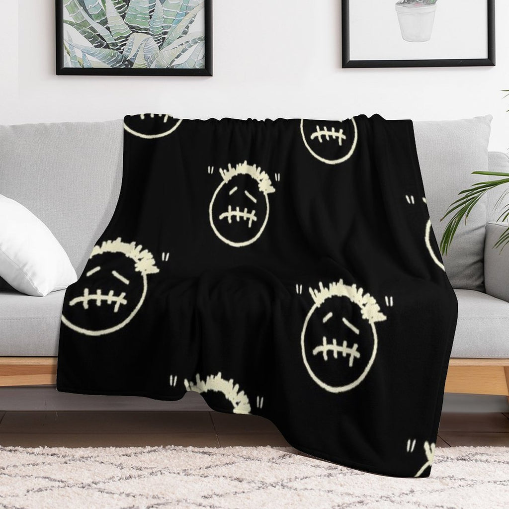 Cactus Jack Logo Sustainable Throw Blanket