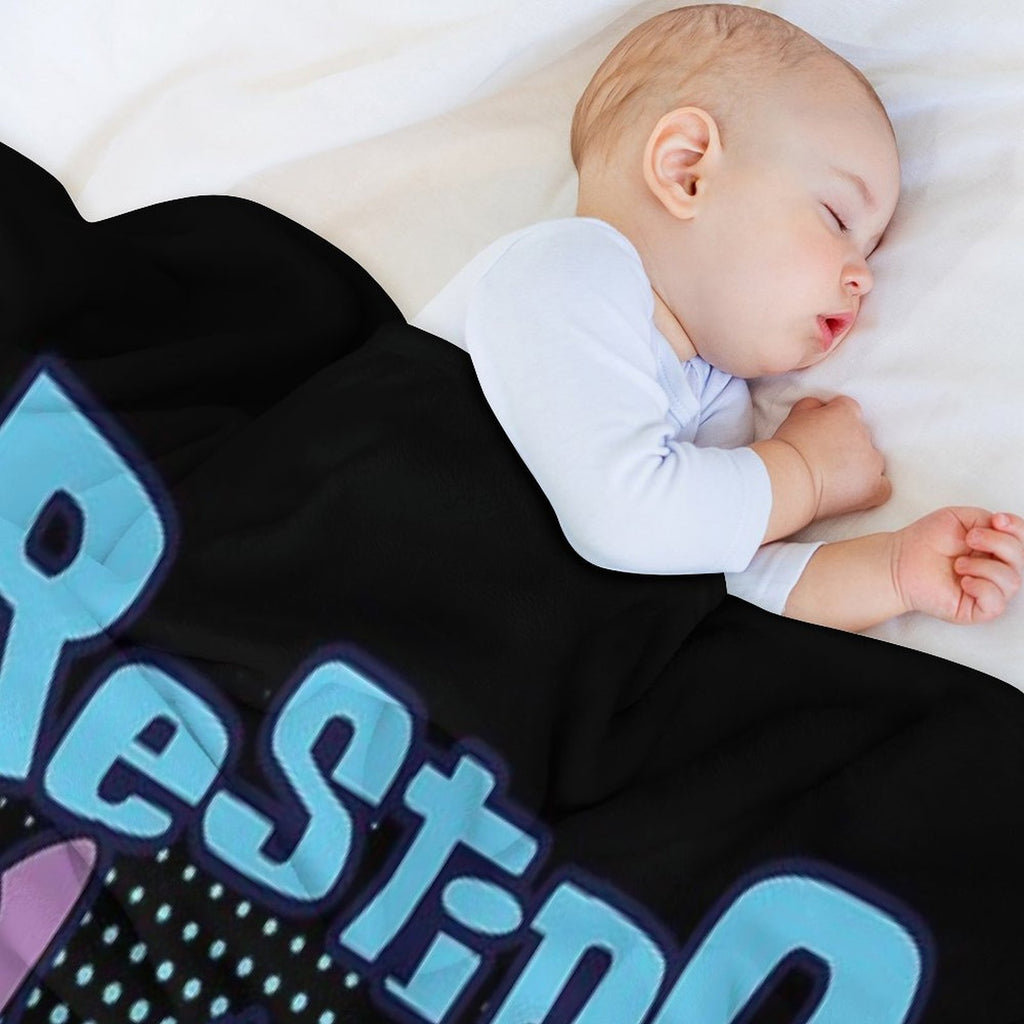 Resting Stitch Face Eco-conscious Throw Blanket