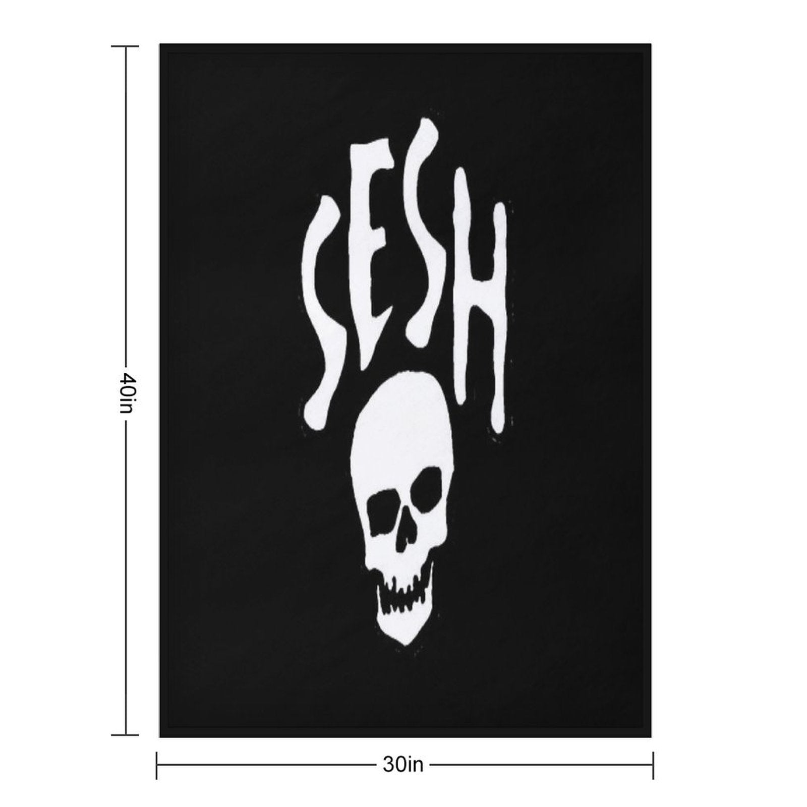 SESH BONES Premium Throw Blanket