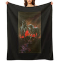 Dark Horses Durable Throw Blanket