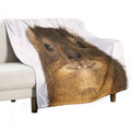 Rock Hyrax Photo - Dassie  Cute Vampire Potato Travel-friendly Throw Blanket