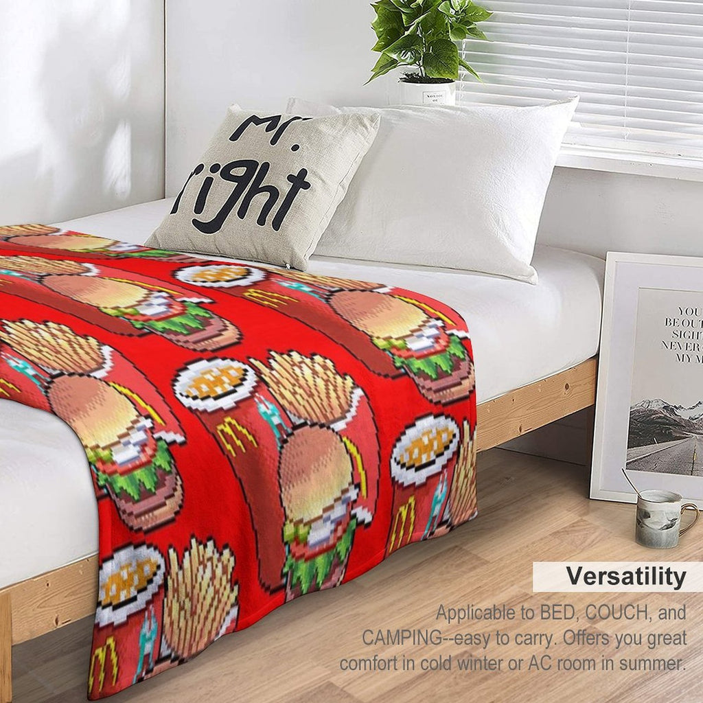 Hungry. Comfort Throw Blanket