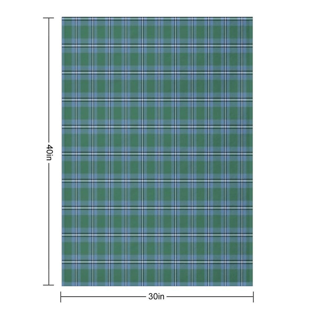 Clan Irvine Tartan Travel-friendly Throw Blanket