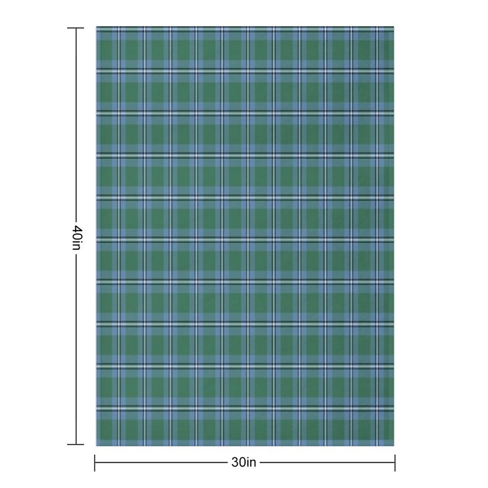 Clan Irvine Tartan Travel-friendly Throw Blanket