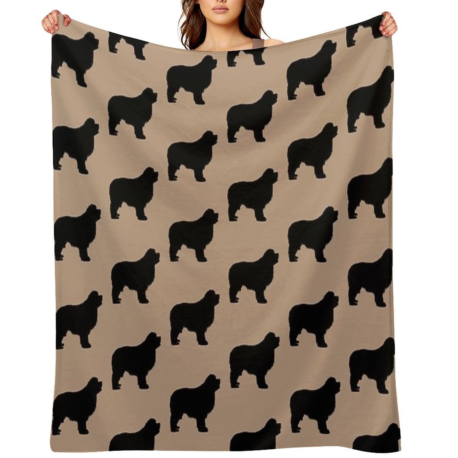 Newfie Love Is Big Love Eco-conscious Throw Blanket