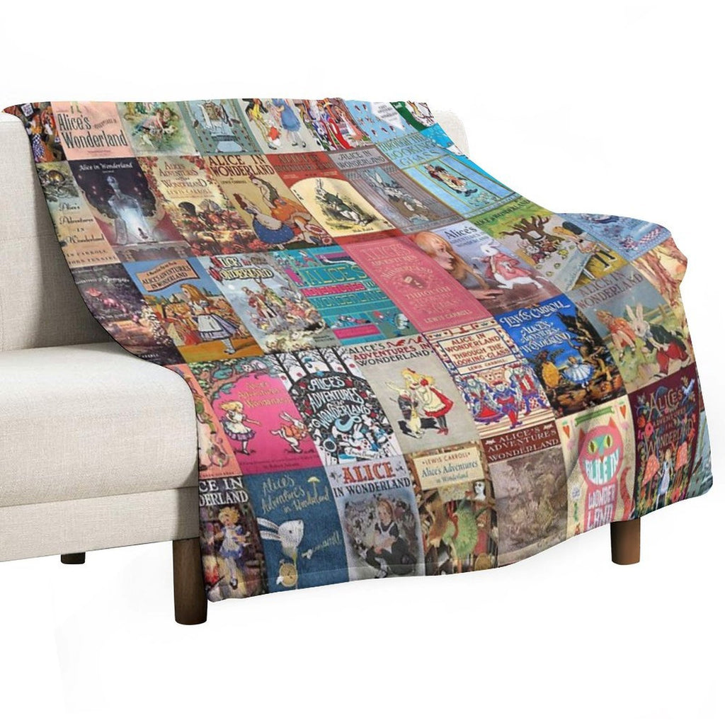 Alice in Wonderland Anti-pilling Throw Blanket