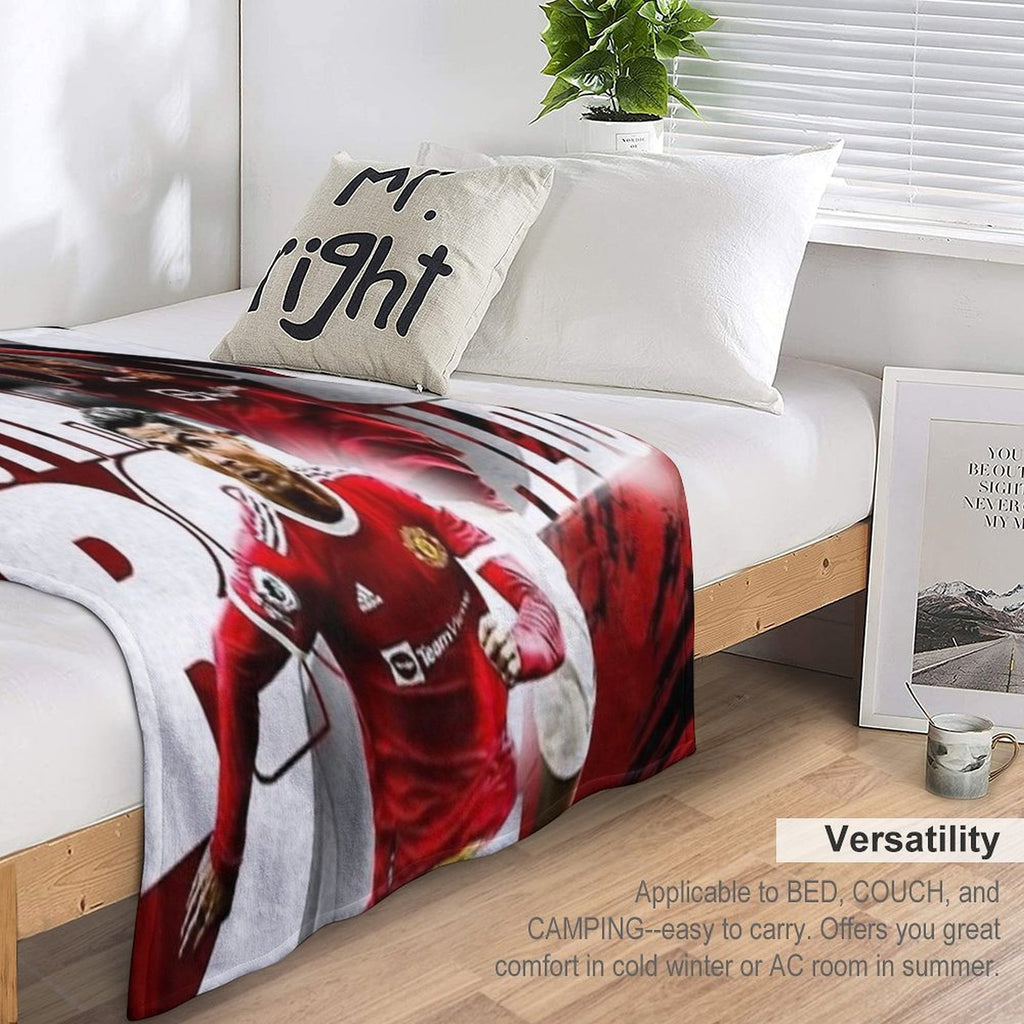 Cristiano Ronaldo Illustration Multi-functional Throw Blanket