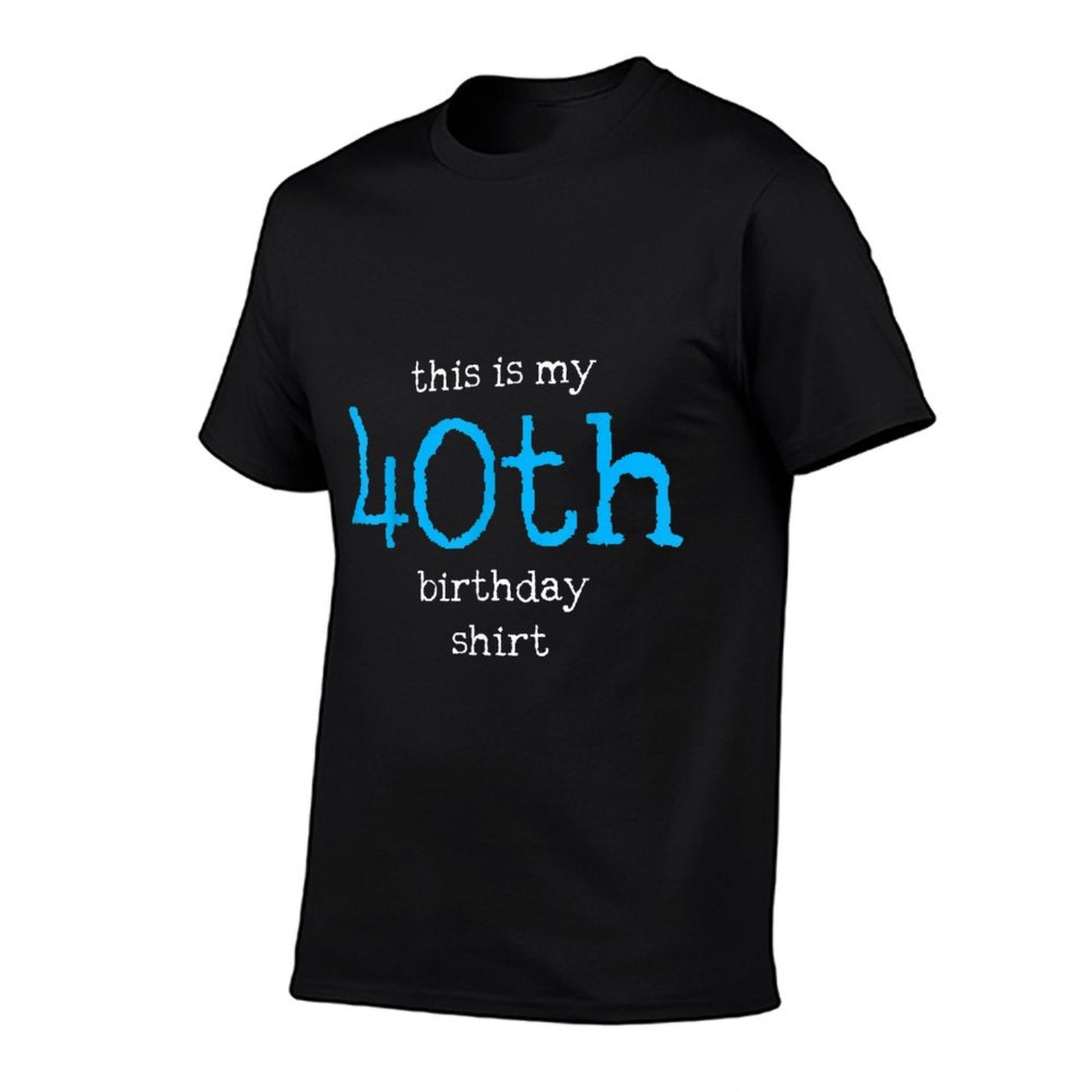 40th Birthday  Oversized Silhouette T-Shirt