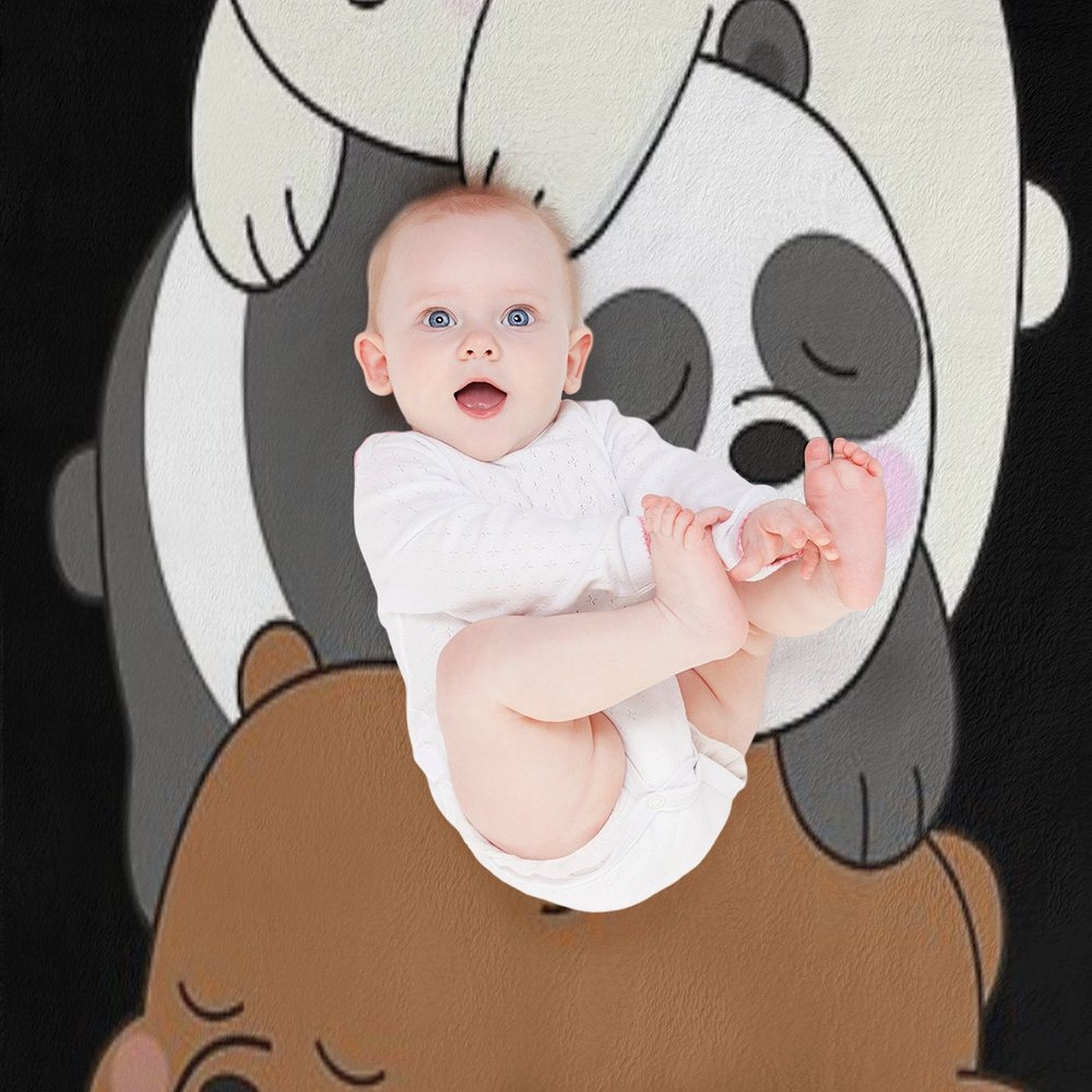 We Bare Bears Multi-functional Throw Blanket