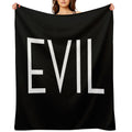 Evil Tv Show Title Eco-conscious Throw Blanket