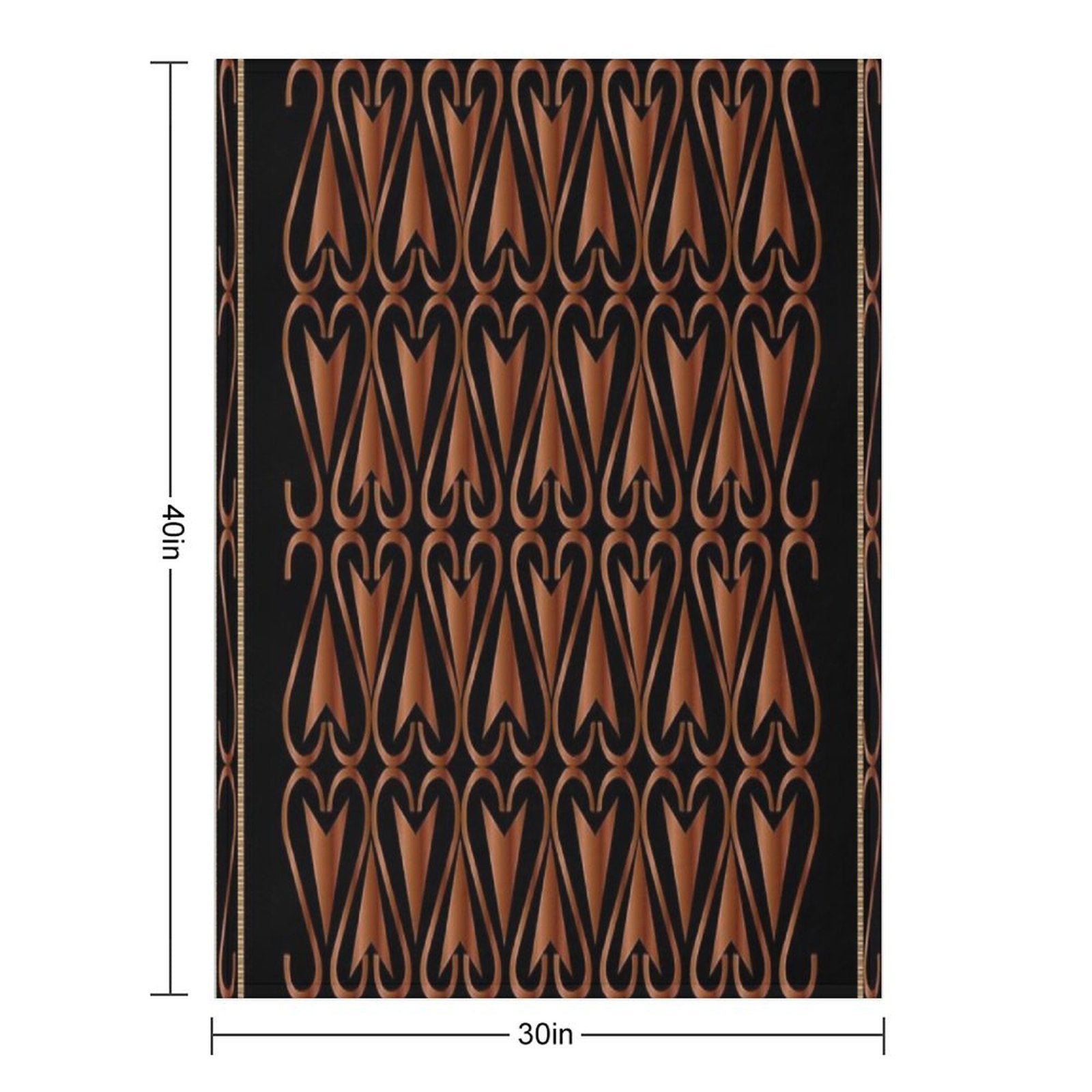 Ethnic Decorative Pattern Plush Throw Blanket