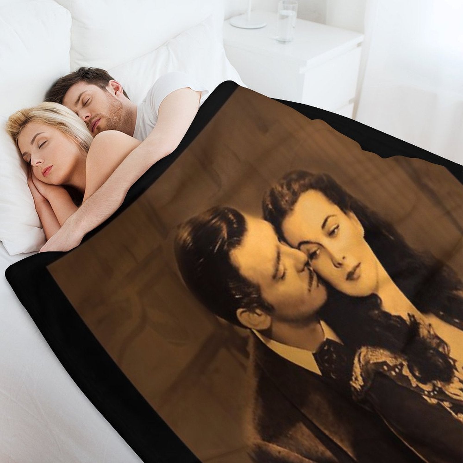 Gone with The Wind Wrinkle-free Throw Blanket