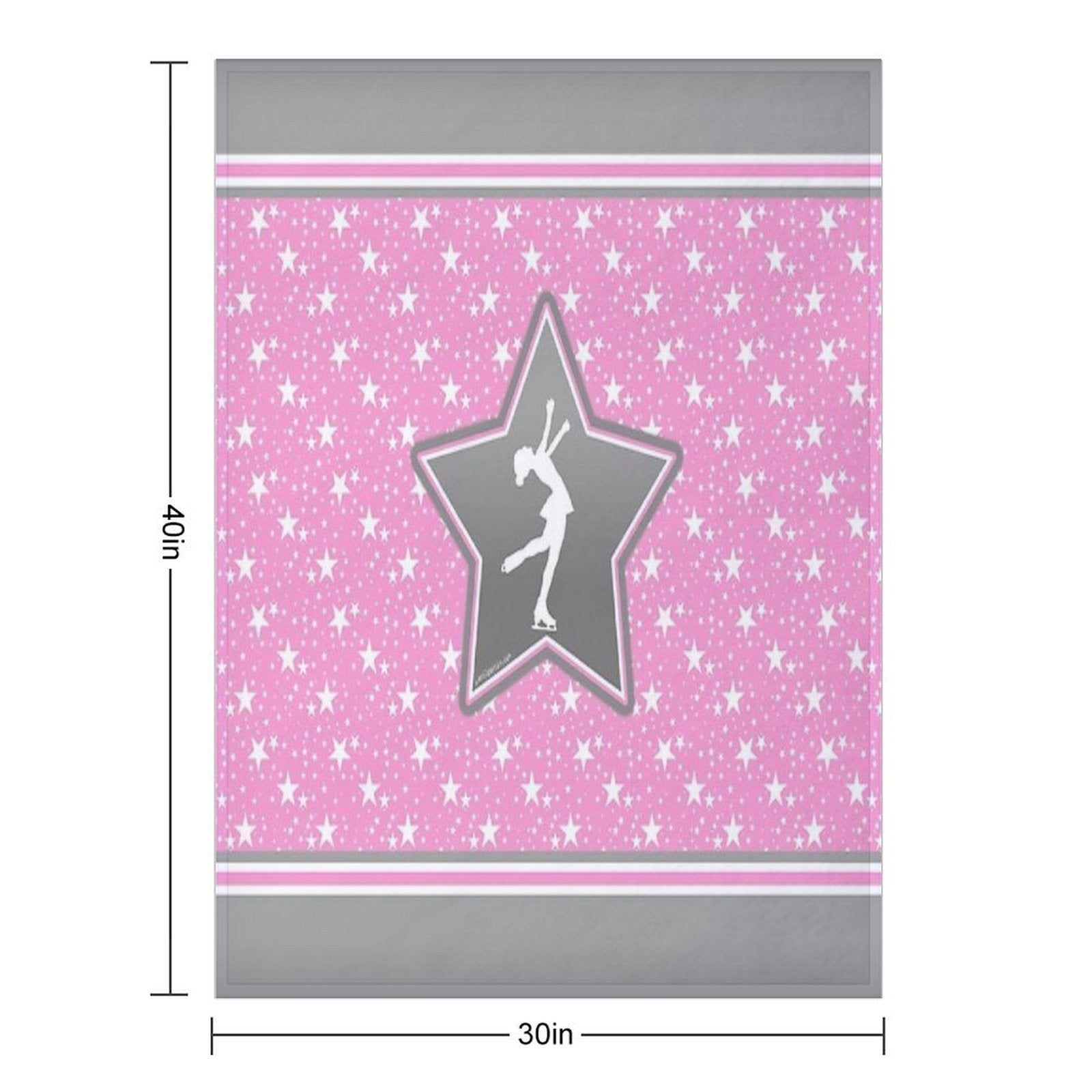 Figure Skating Among The Stars All-season Throw Blanket