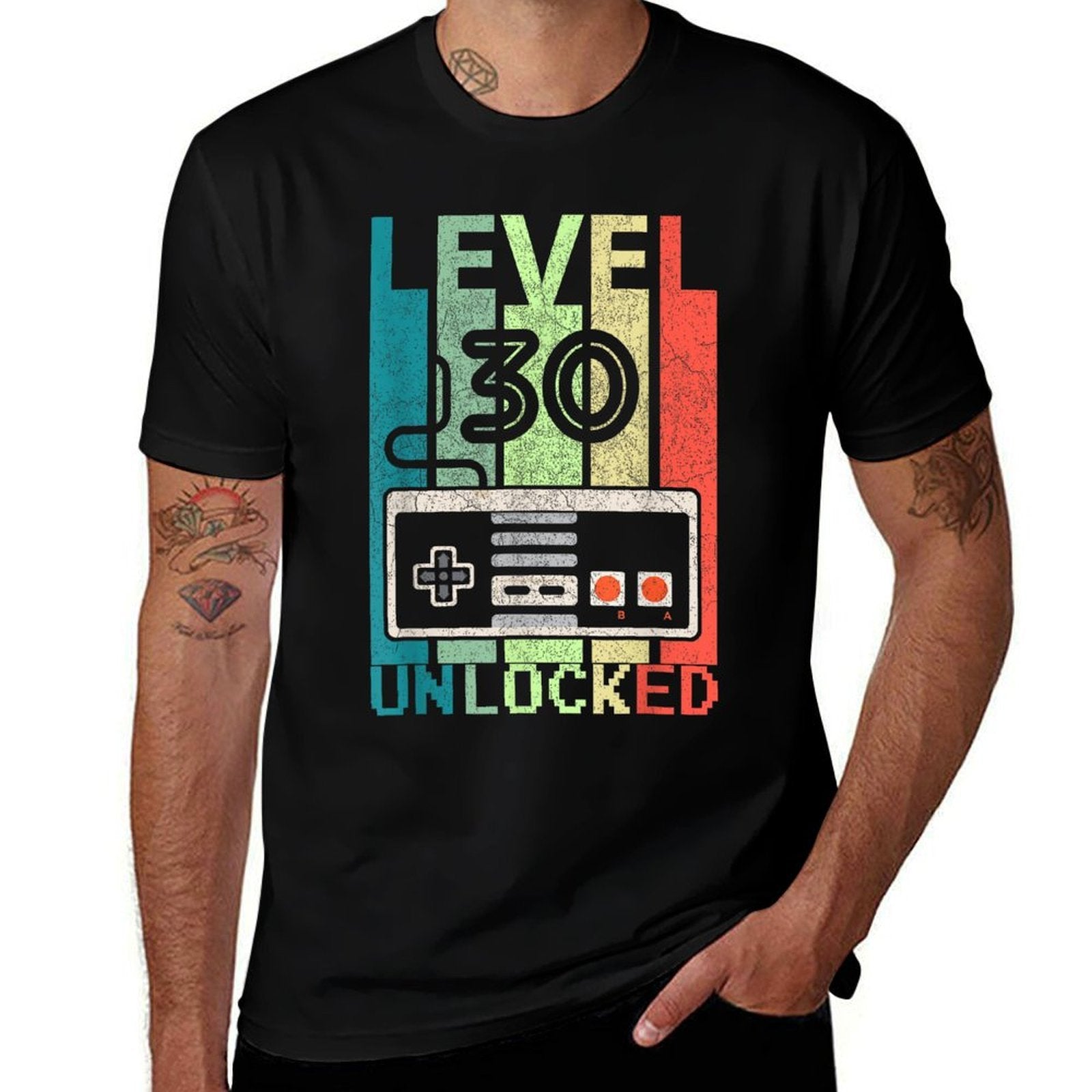 Level 30 Unlocked Video Gamer 30th Birthday Gifts Comfortable T-Shirt