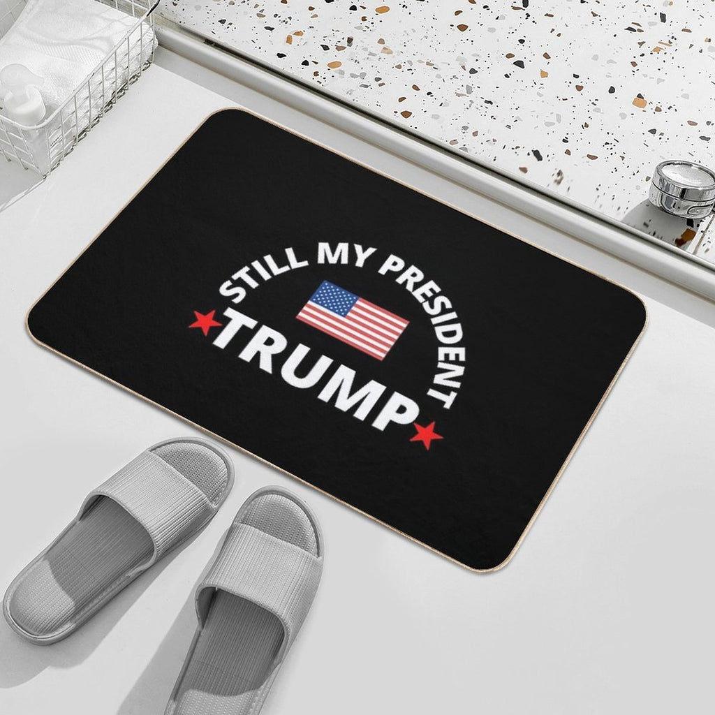 Trump  45  46 Still My  President Durable Bath Mat