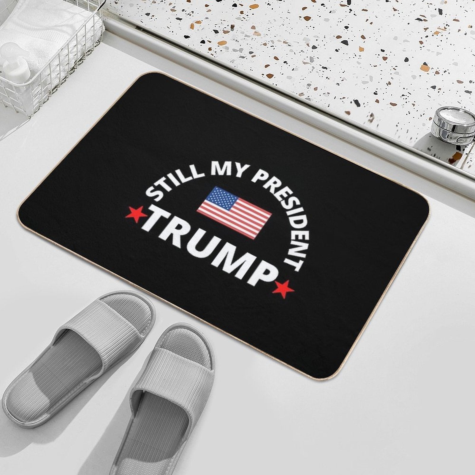 Trump  45  46 Still My  President Durable Bath Mat