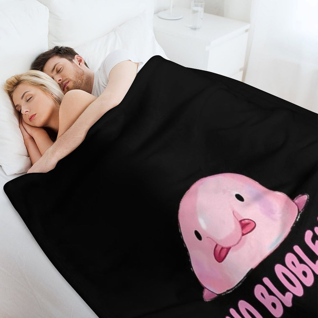 Blobfish Quick-dry Throw Blanket