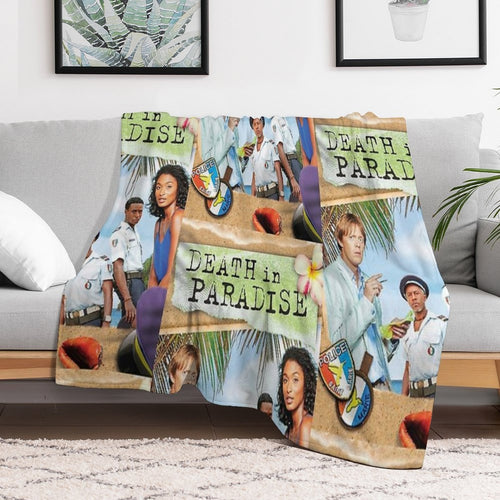 BBC Death in Paradise Plush Throw Blanket