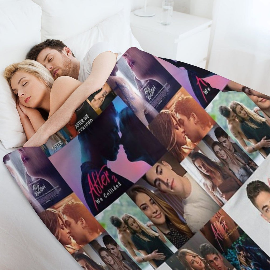 After Collage Multi-functional Throw Blanket