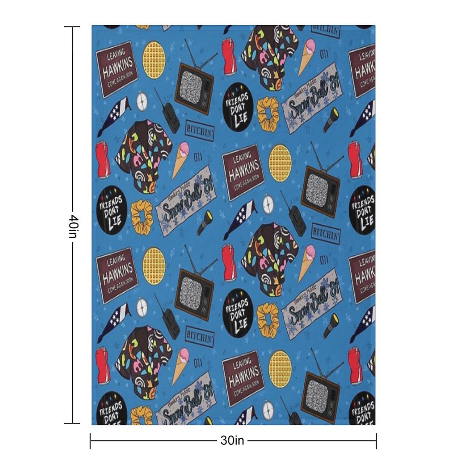 Eleven Character Collage • ST Anti-pilling Throw Blanket