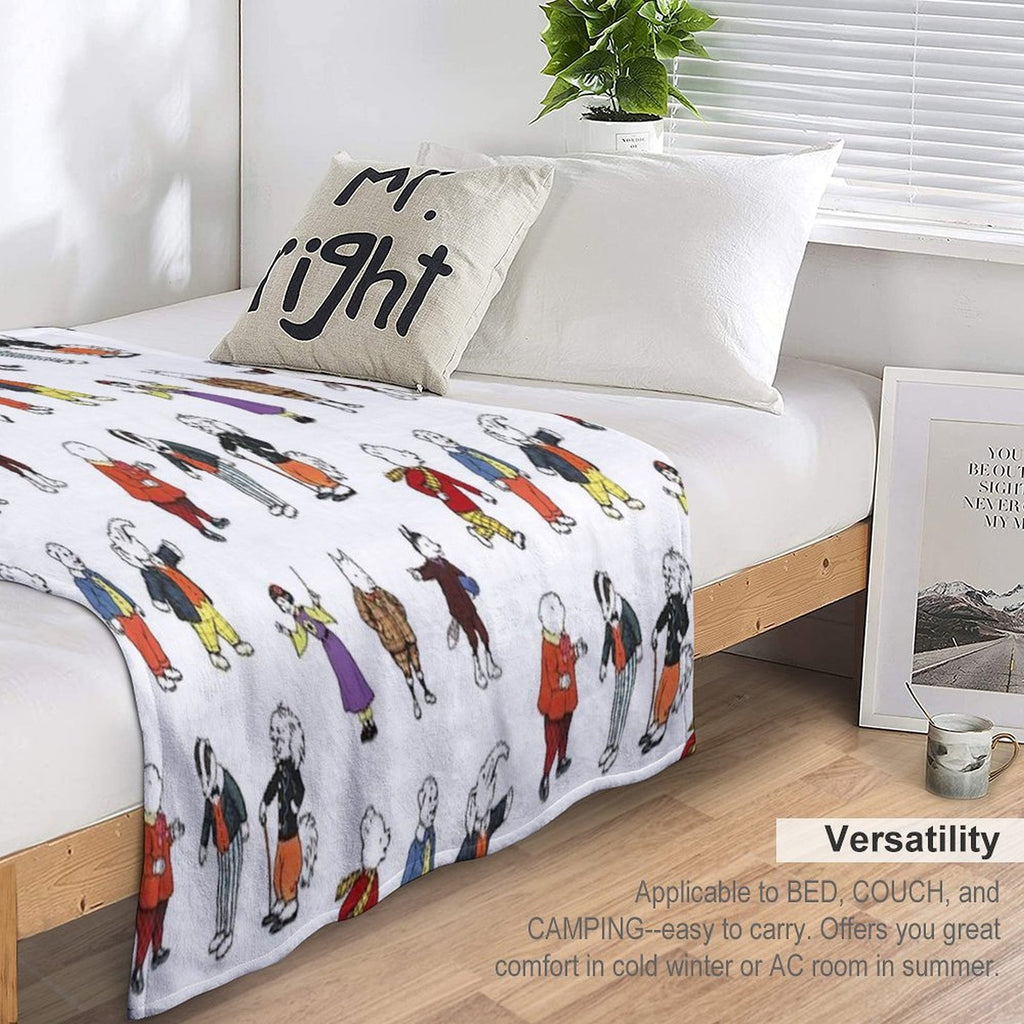 Rupert Bear And Friends Anti-pilling Throw Blanket