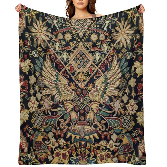 Weird Pattern Travel-friendly Throw Blanket