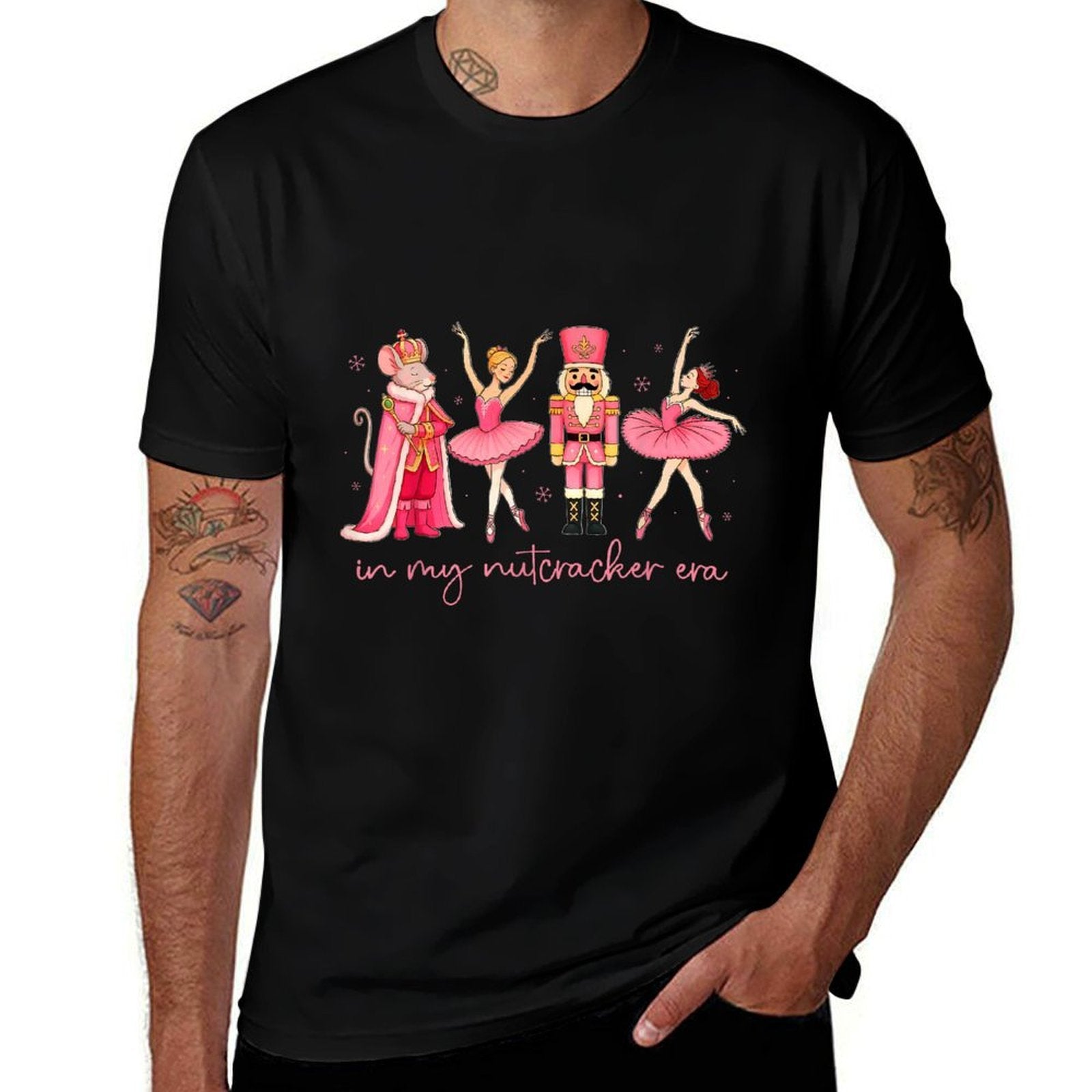 in My Nutcracker Era for Girls Women Kids Dancers Christmas  Rolled Sleeves T-Shirt