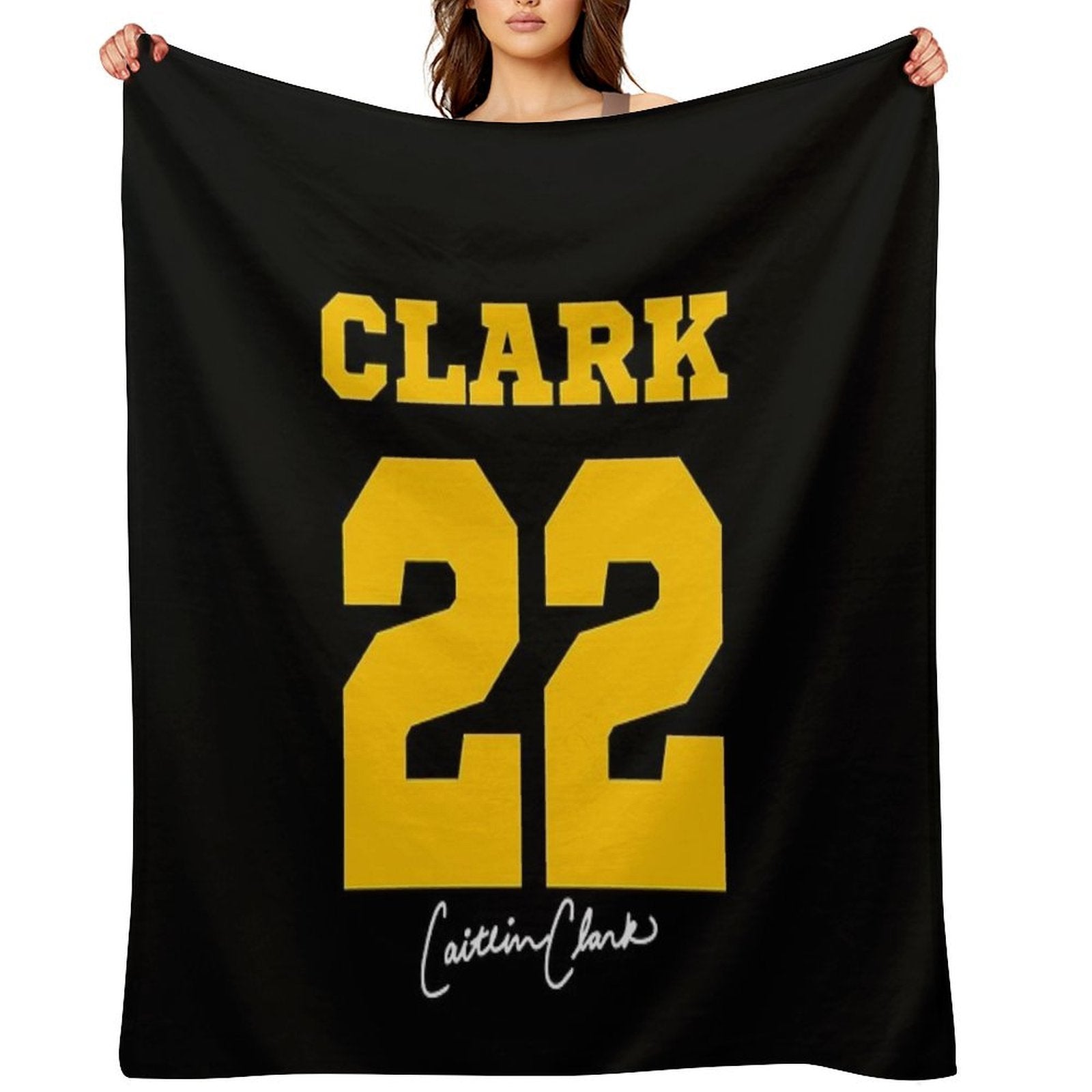 Caitlin Clark Easy Care Throw Blanket