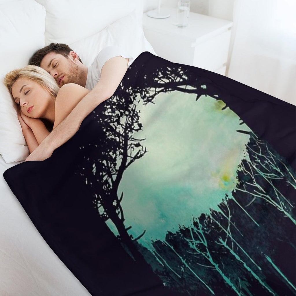 Deep in The Forest Anti-pilling Throw Blanket
