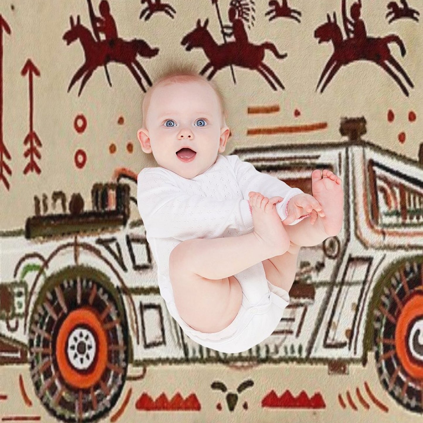 1885 Delorean Anti-pilling Throw Blanket