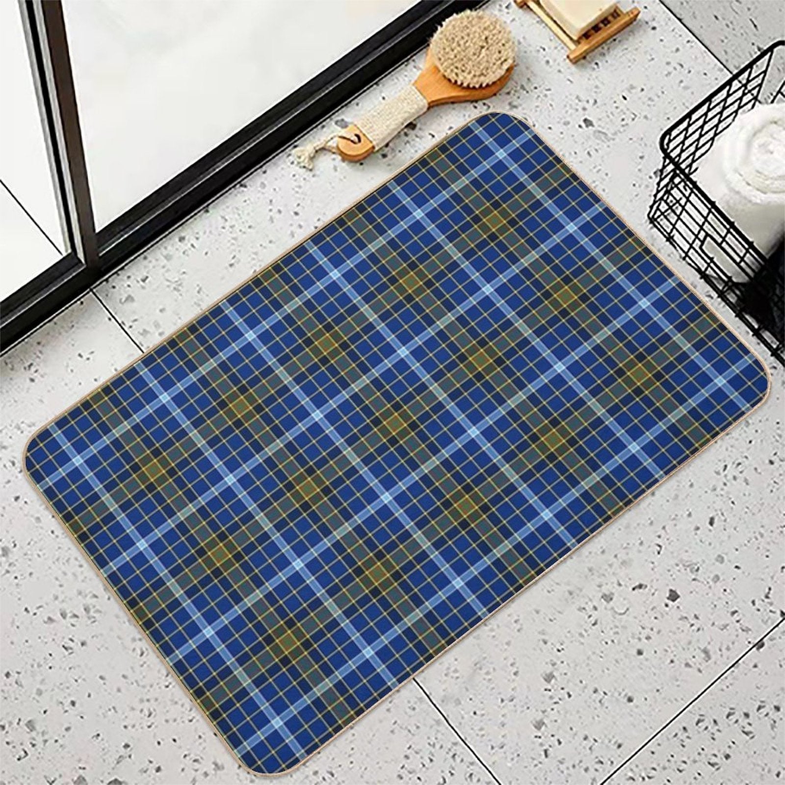 Clan Knox Tartan  High-Traffic Bath Mat