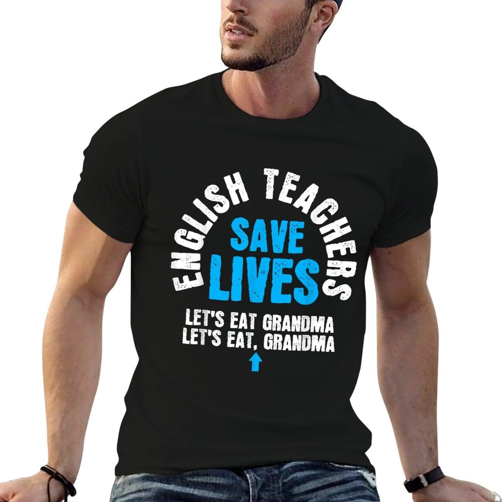 English Teacher Teacher Humor Teacher Student Gift for Men Women Girls Kids  High-quality Stitching T-Shirt